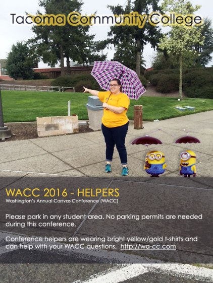 WACC2016 Helpers directing attendee to conference and workshop buildings